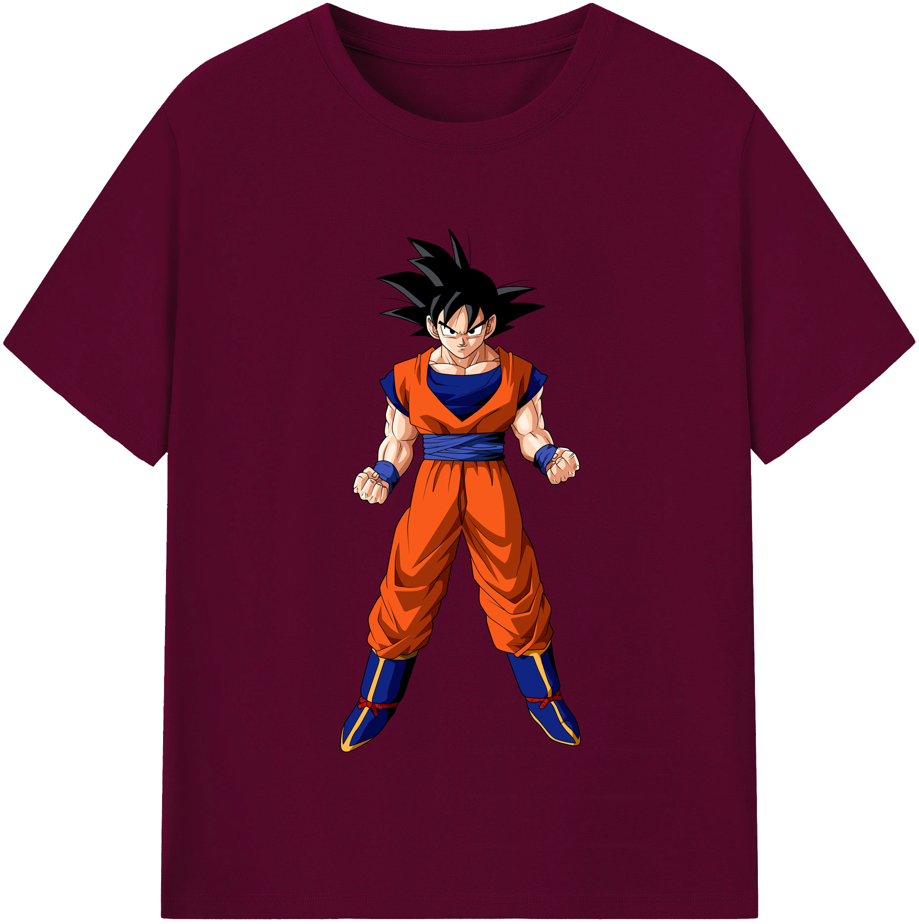 （画像用） ドラゴンボール 孫悟空（そん ごくう）Son Goku カカロット DRAGON BALL Kakarotto レディースカジュアルプリントTシャツ（綿100％）